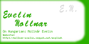 evelin mollnar business card
